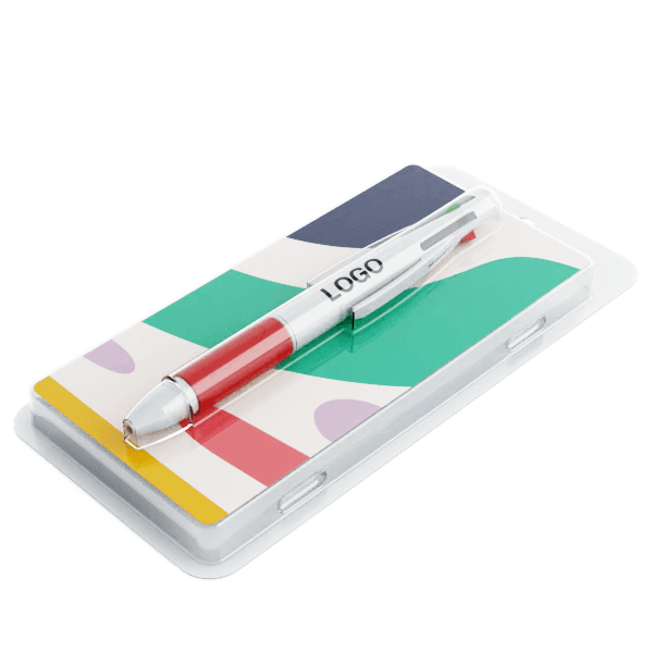 Quad - Stylos quatre couleurs en bambou personnalisés Quad - Stylos quatre couleurs en bambou personnalisés