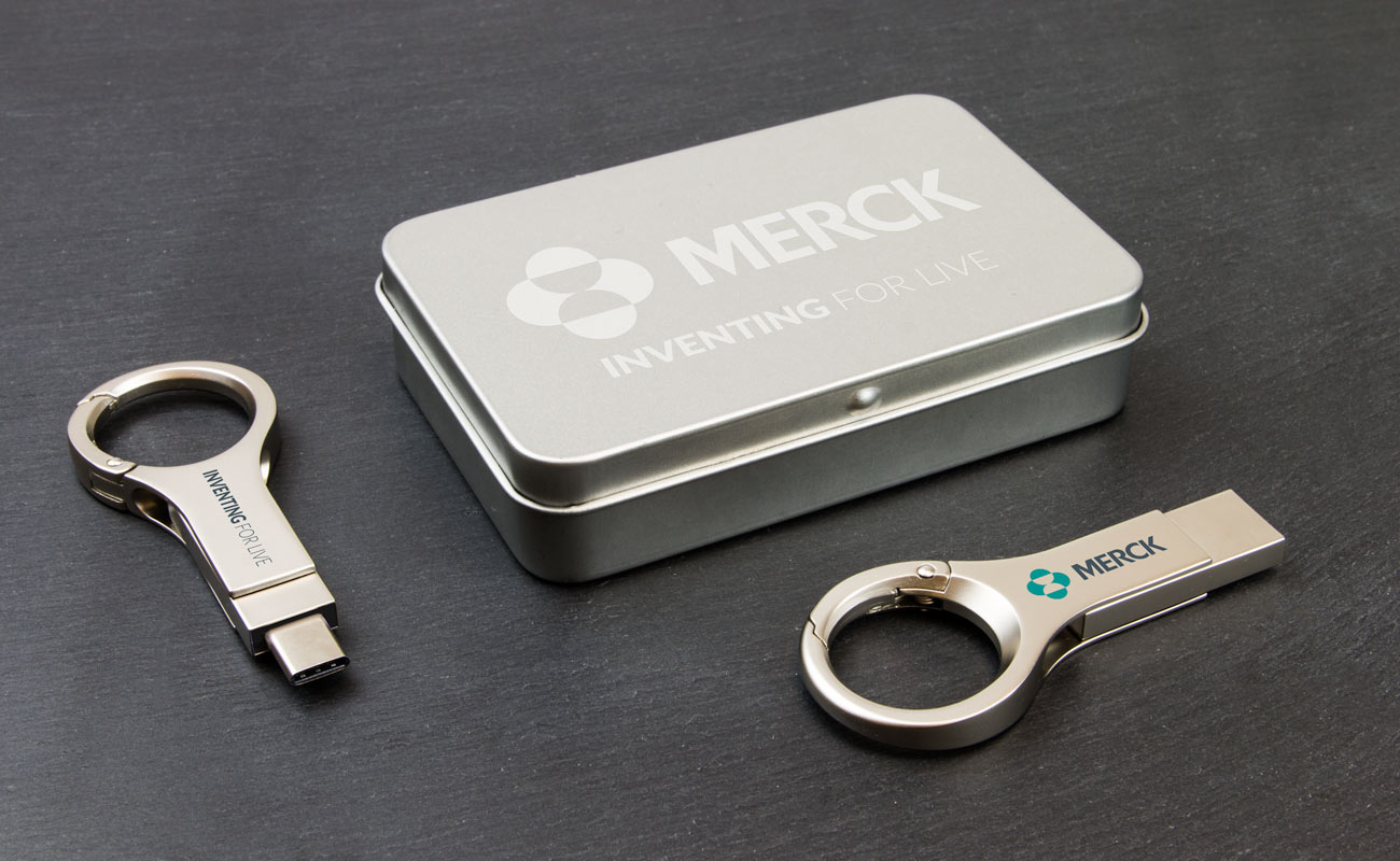 Active - Clés USB-C avec Logo gallery thumbnail