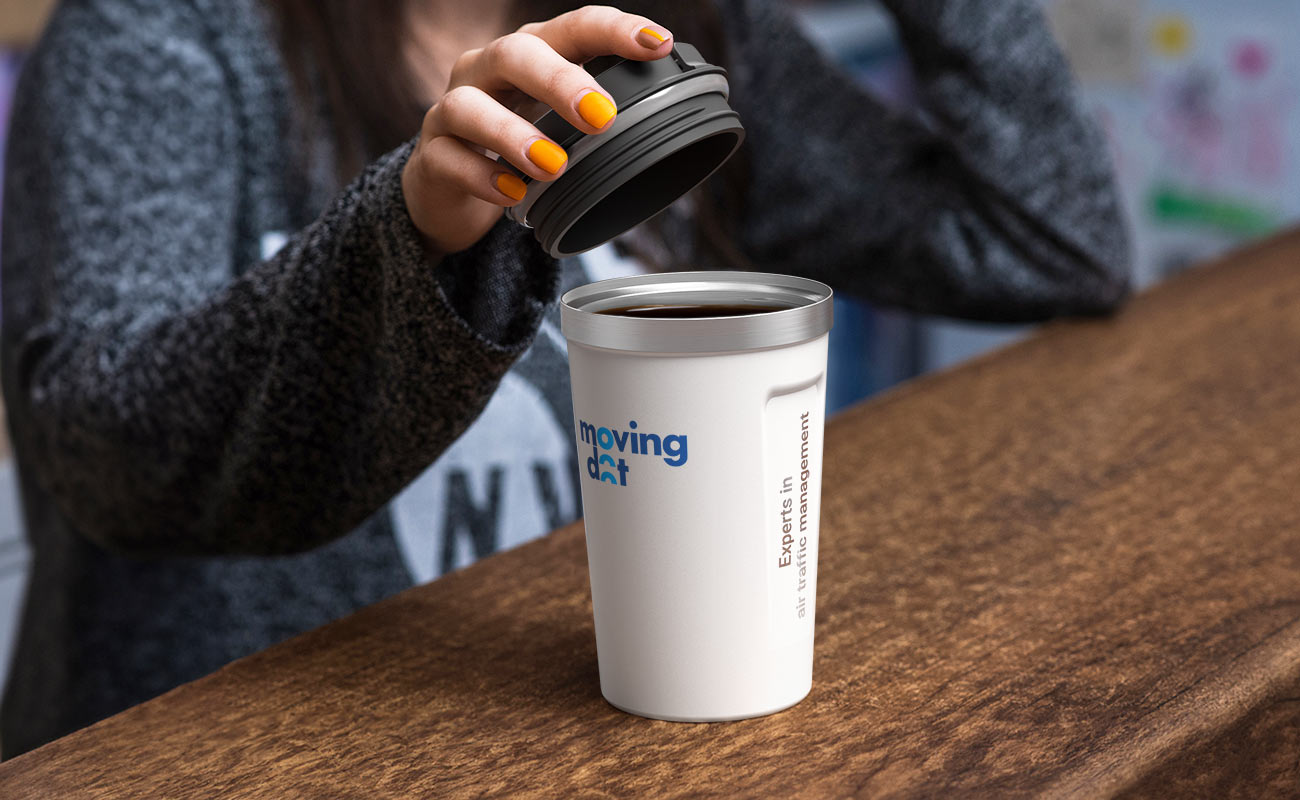 Aroma - Gobelet isotherme en acier inoxydable personnalisé gallery thumbnail