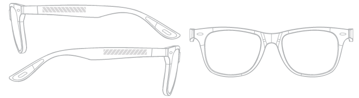 Lunettes de soleil Sérigraphie