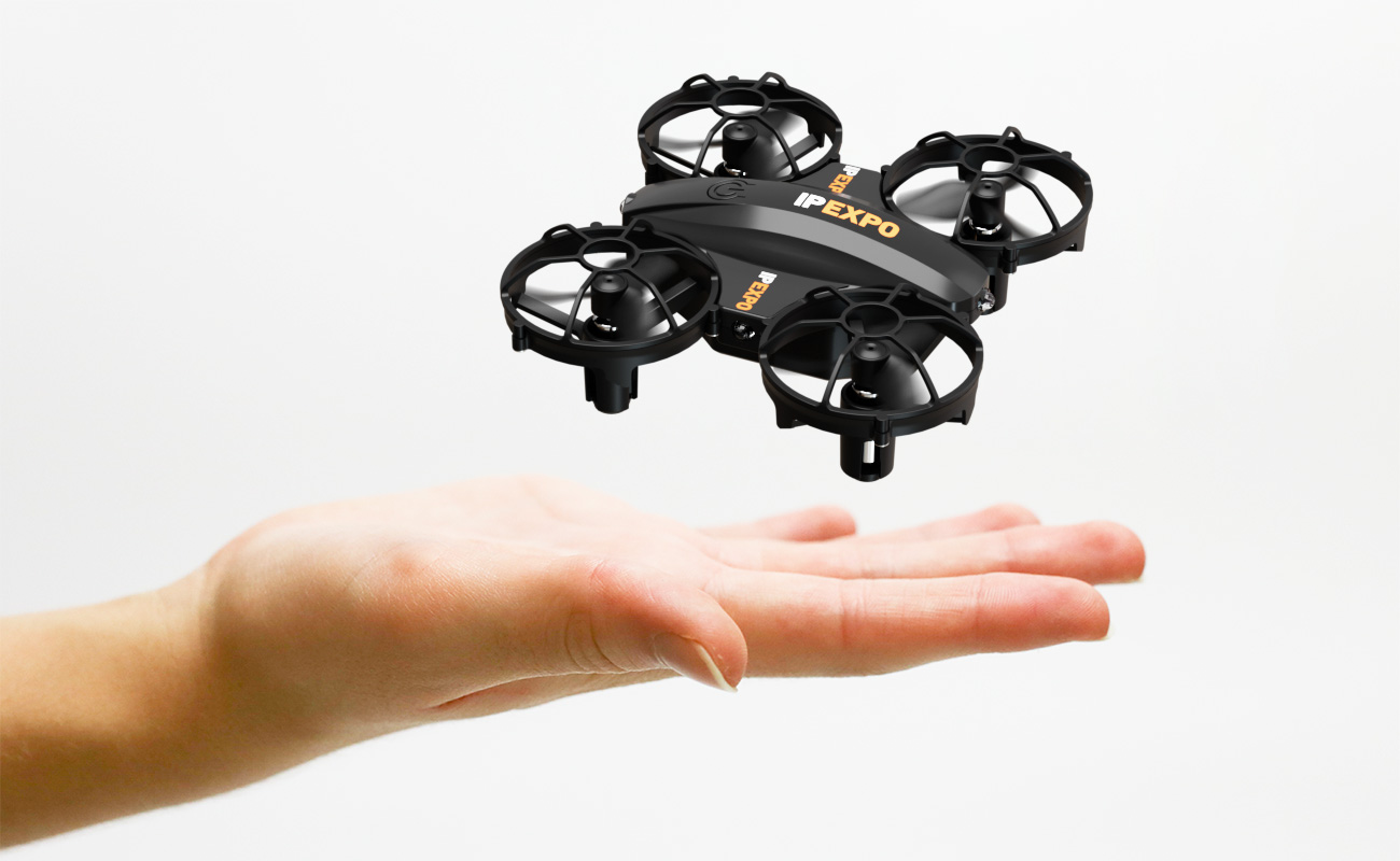 Mini drone publicitaire Dronie - Pour les pros - Cadoétik