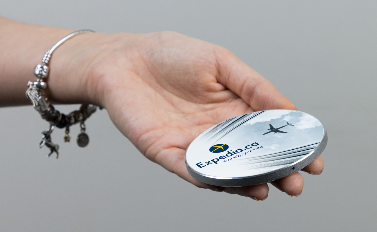 Cirque - Chargeur Sans Fil Personnalisé avec Logo gallery thumbnail