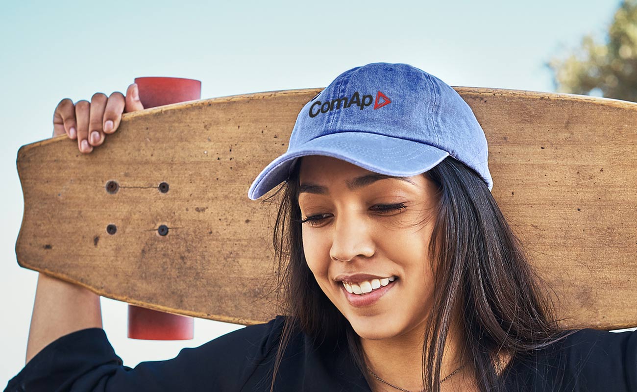 Drift - Casquettes en denim délavé publicitaires gallery thumbnail