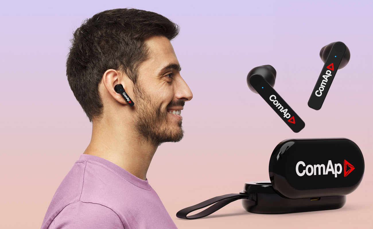 Duet - Écouteurs Bluetooth® personnalisés gallery thumbnail