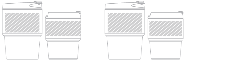 Tasse de voyage Sérigraphie Tasse de voyage Sérigraphie