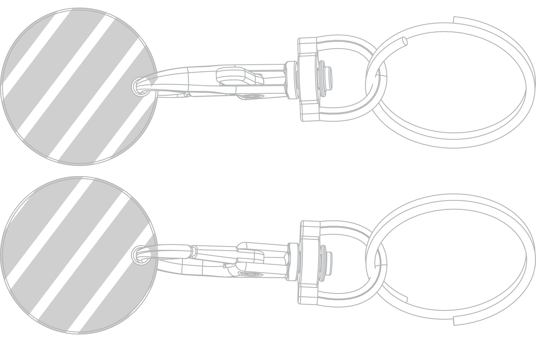 Jeton de trolley Gravure laser