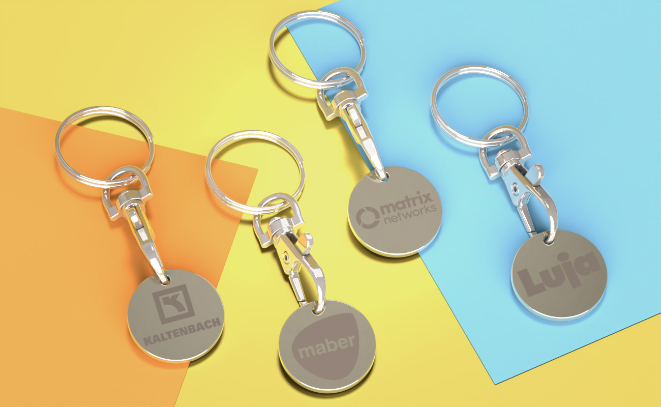 Elegance - Jetons pour caddie goodies personnalisés gallery thumbnail