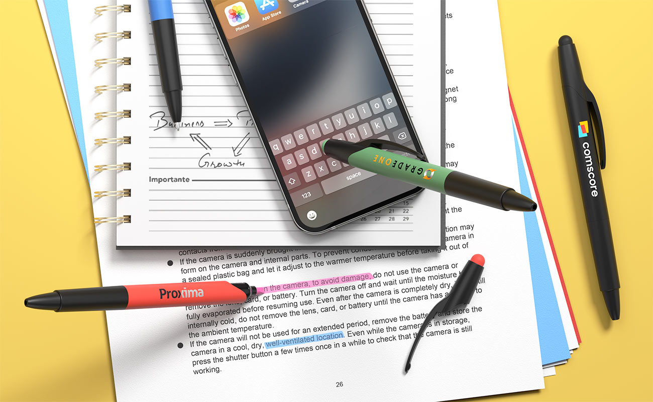 Glow - Stylos Surligneurs avec logo gallery thumbnail