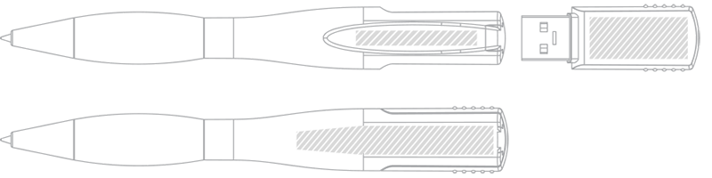 Stylo USB Sérigraphie