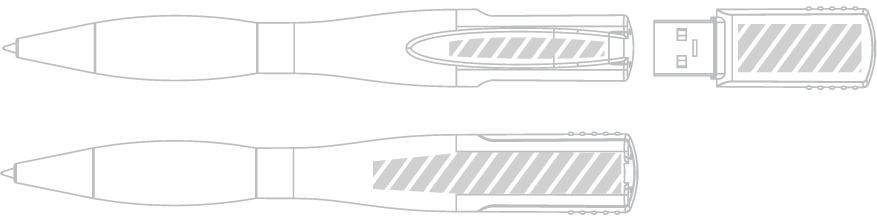 Stylo USB Sérigraphie