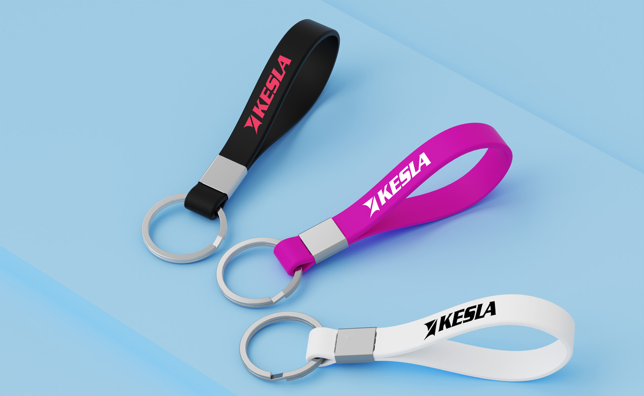 Jangle - Porte-clés en silicone objets publicitaires gallery thumbnail