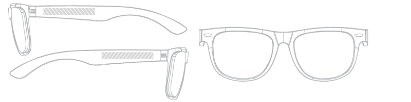 Lunettes de soleil Sérigraphie