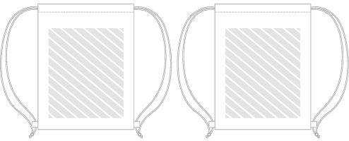 Sac &agrave; cordon Impression photo