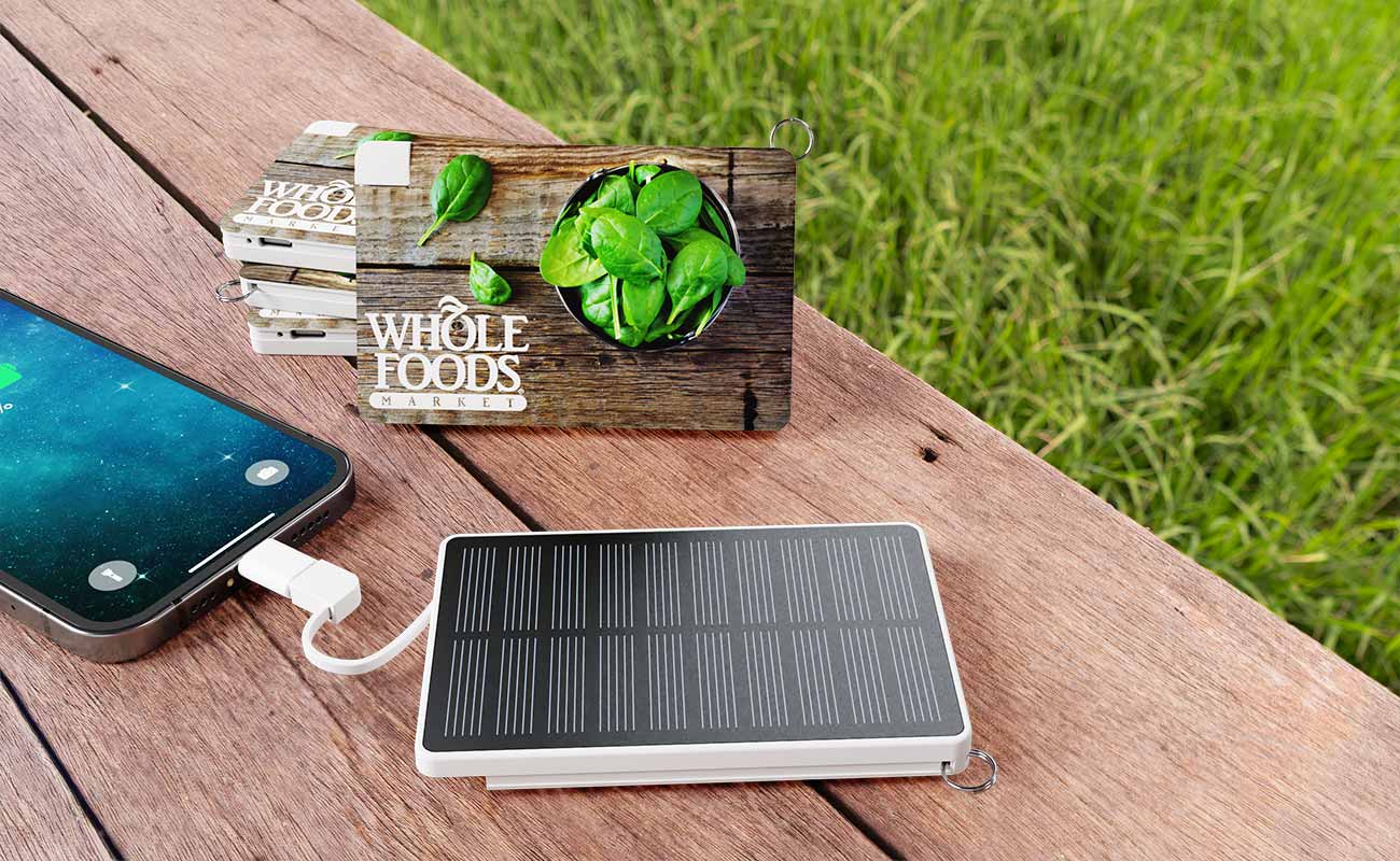 Power Bank Solaire Personnalisé, Solar Card