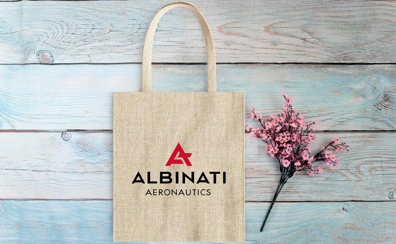 Spirit - Tote bags avec logo en toile de jute gallery thumbnail