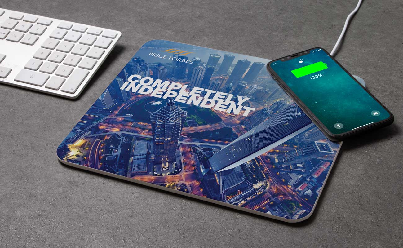 Stage - Chargeur Sans Fil tapis de souris personnalisé