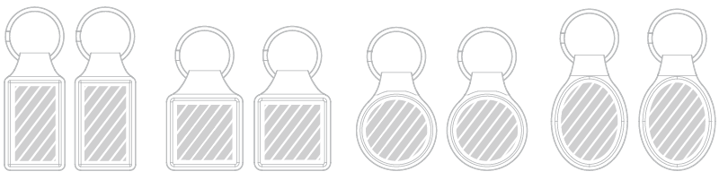 Porte-clés Sérigraphie Porte-clés Sérigraphie