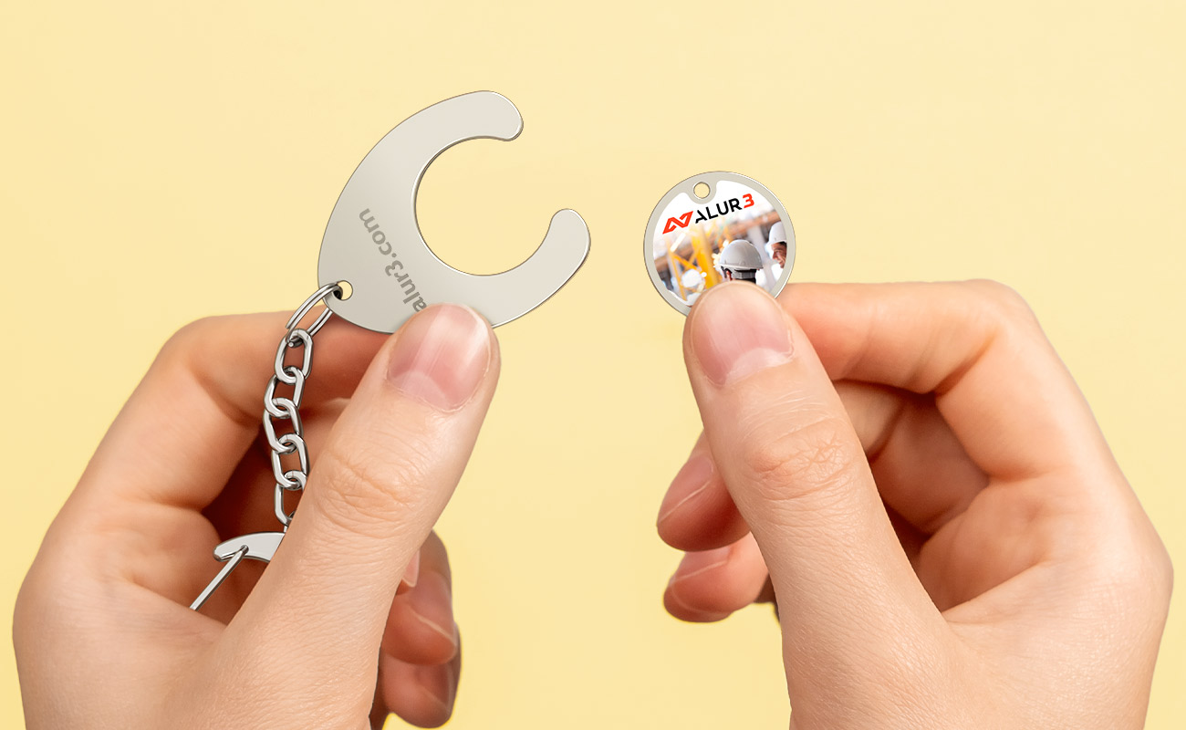 Toko - Jetons pour caddie objets publicitaires gallery thumbnail