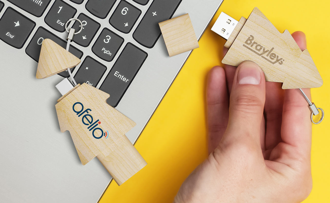 Tree Duo - Clé USB Publicitaire gallery thumbnail