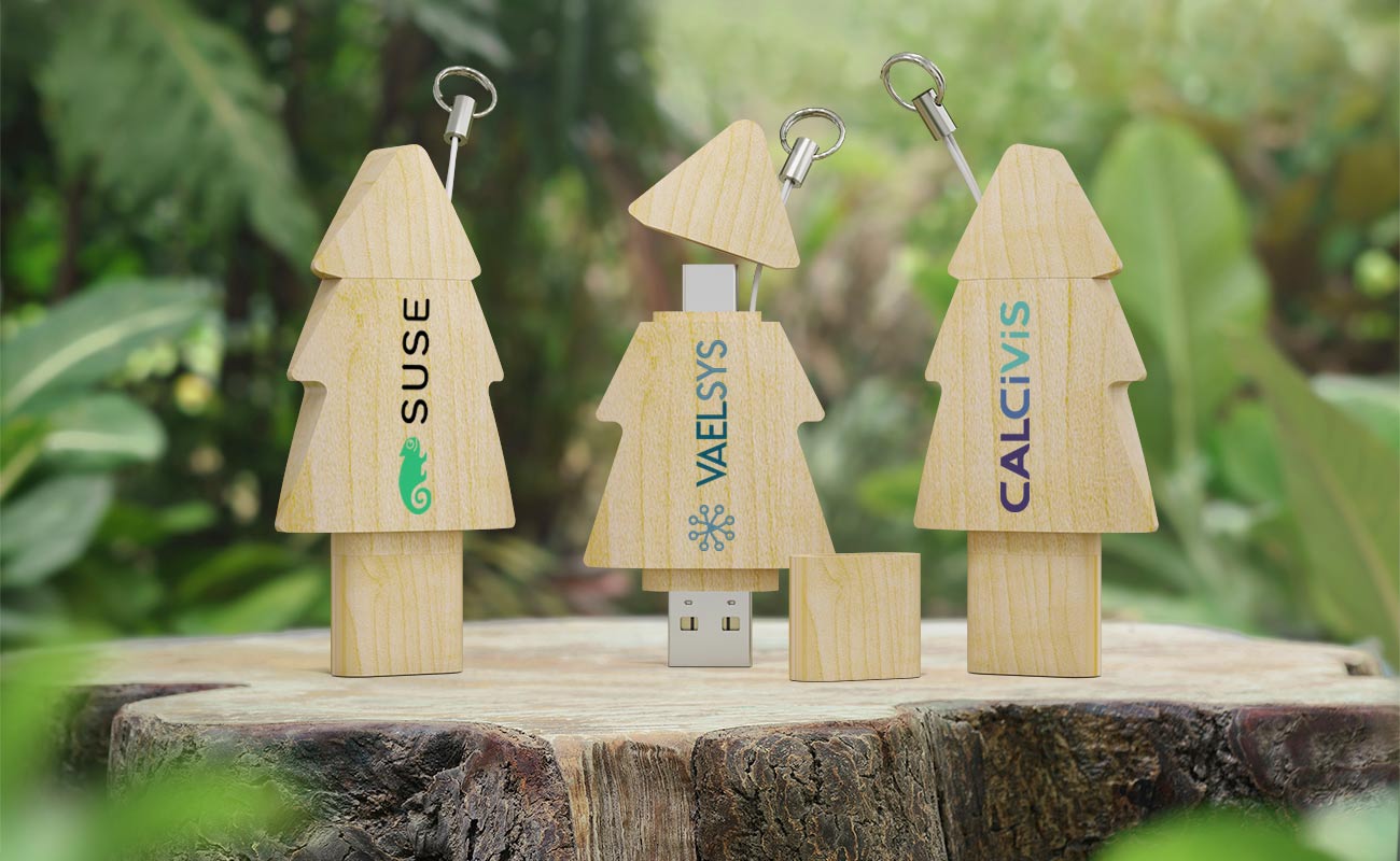 Tree Duo - Clé USB Personnalisable gallery thumbnail
