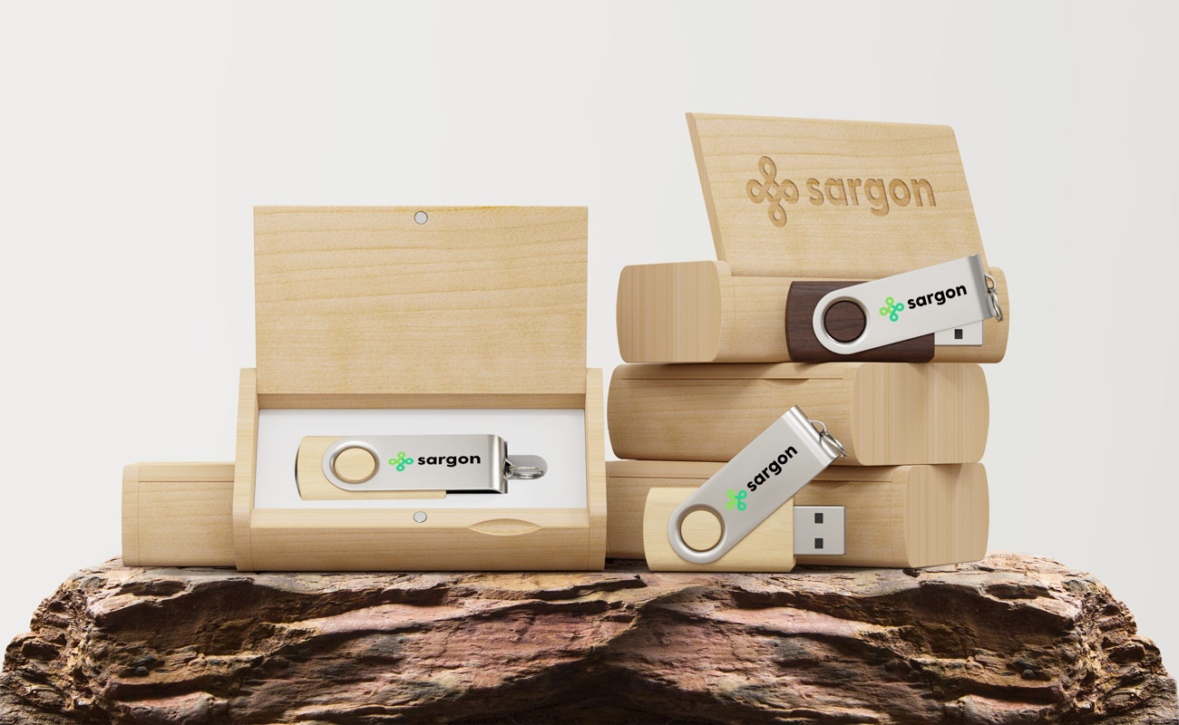 Twister Wood - Clé USB en Bois Personnalisé gallery thumbnail